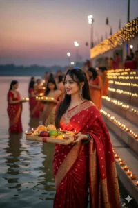 chhath puja ai prompt girl