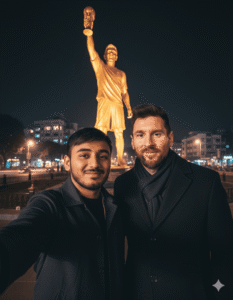 Messi Selfie Ai Photo Editing Prompt