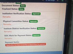 Post Matric Scholarship 2025-26 Status Check