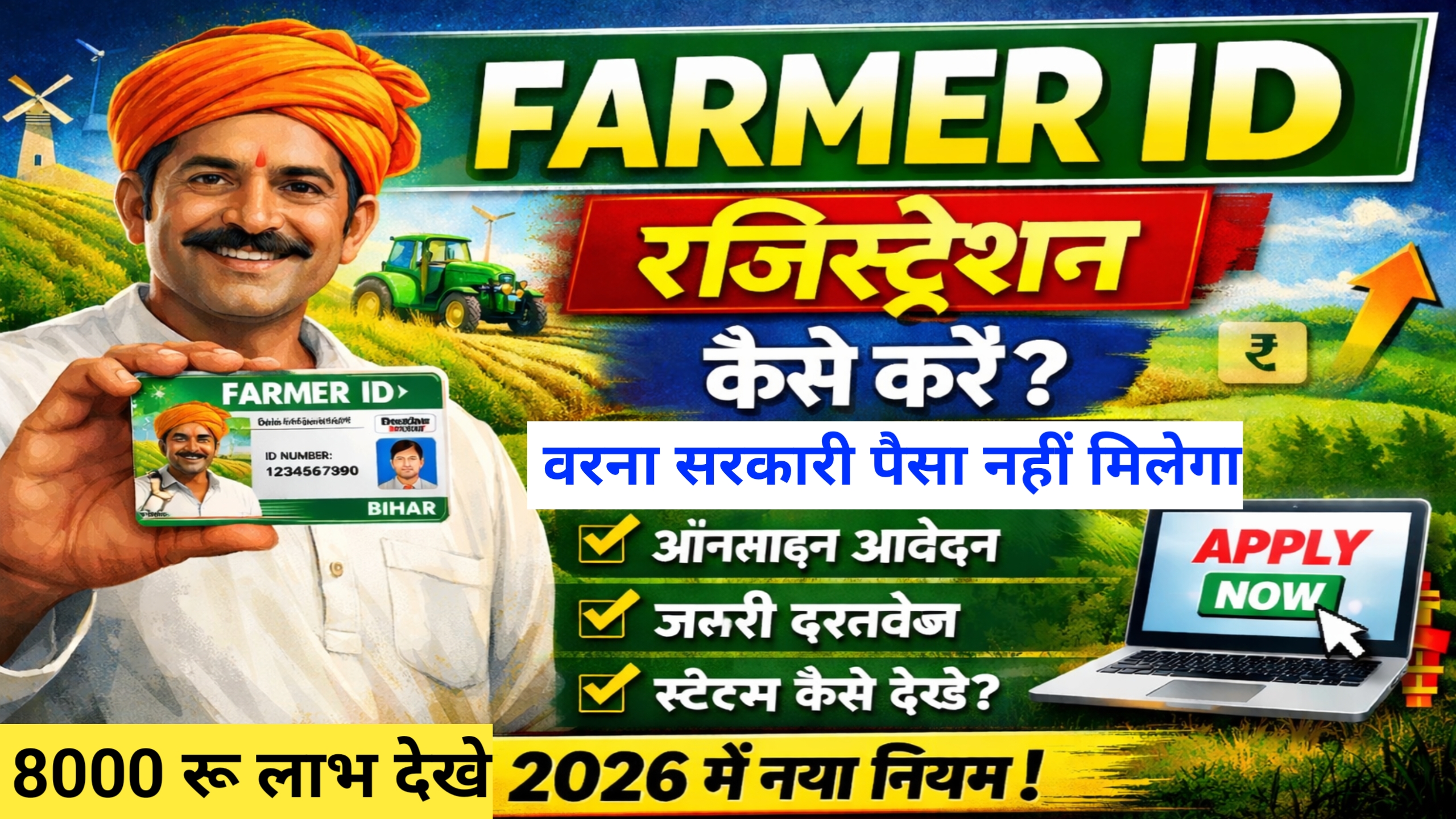 Bihar Farmer ID Online Registration 2026