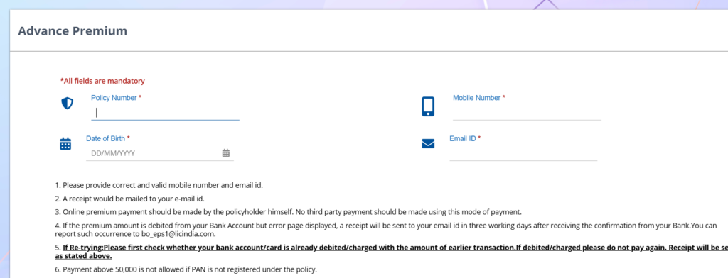 LIC Online Premium Payment Step By Step