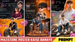 Instagram Milestone Poster Editing