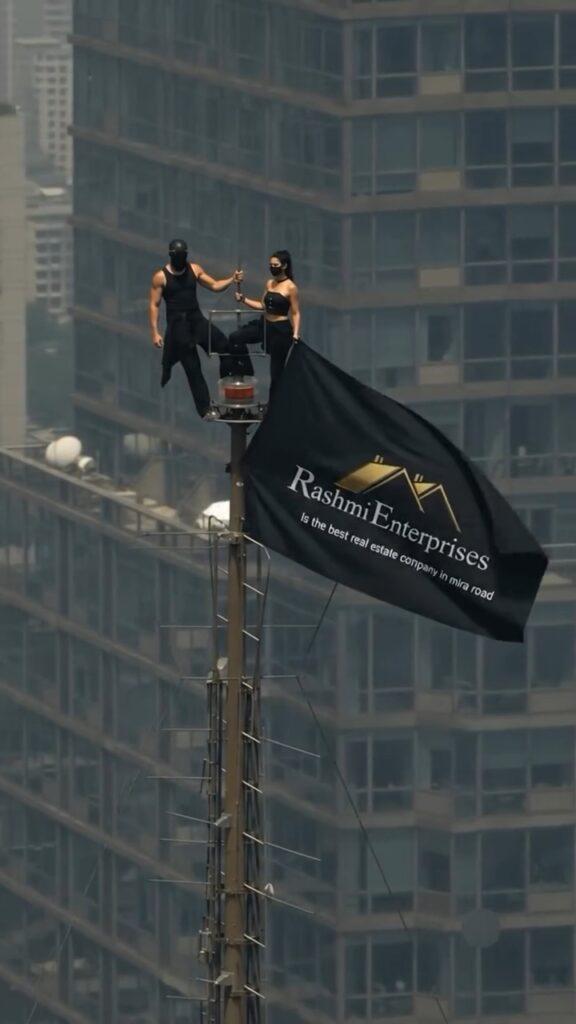 Viral Tower Couple Proposal AI Video Prompt